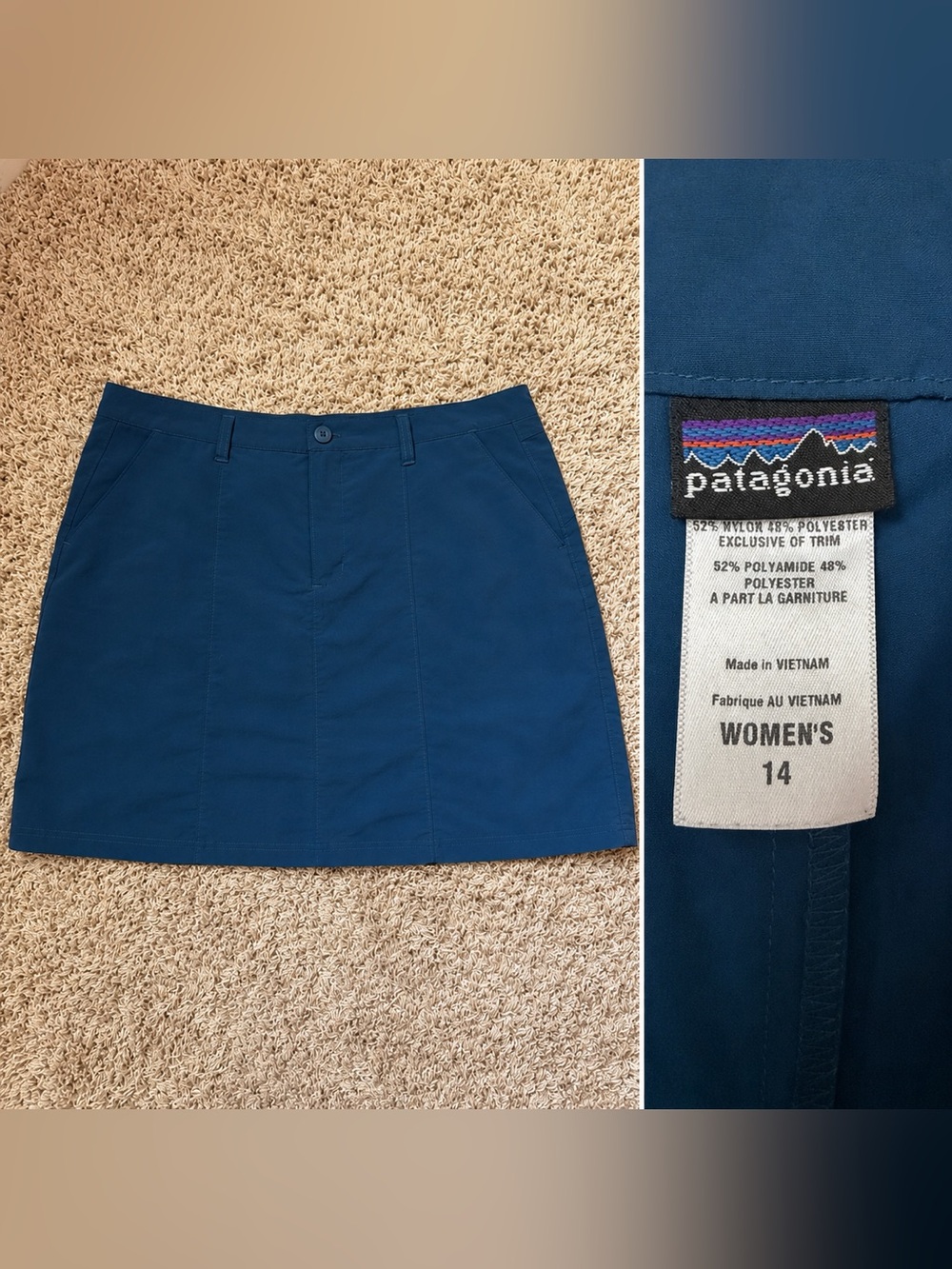 Patagonia Inter-Continental Hideaway Skirt
• Style 58527
• Women’s size 14